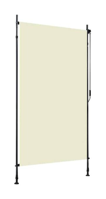 vidaXL Senkrechtmarkise creme B/H: ca. 120x270 cm