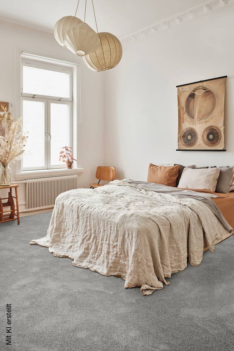 Teppichboden Nobilis silber B: ca. 500 cm pro m²