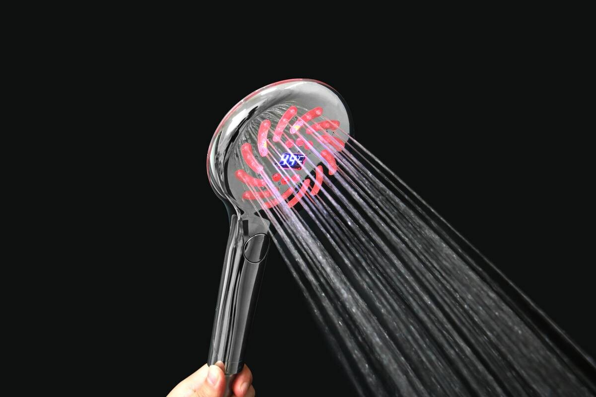 DUSCHWELL Handbrause Chrom B/H/T: ca. 13x28x3,5 cm