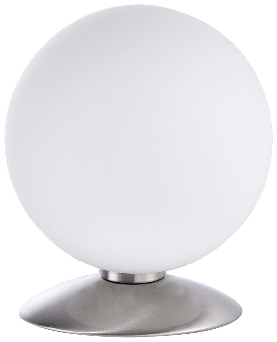 Paul Neuhaus Tischleuchte Bubba weiß Metall Glas H/D: ca. 17x15 cm G9 1 Brennstellen