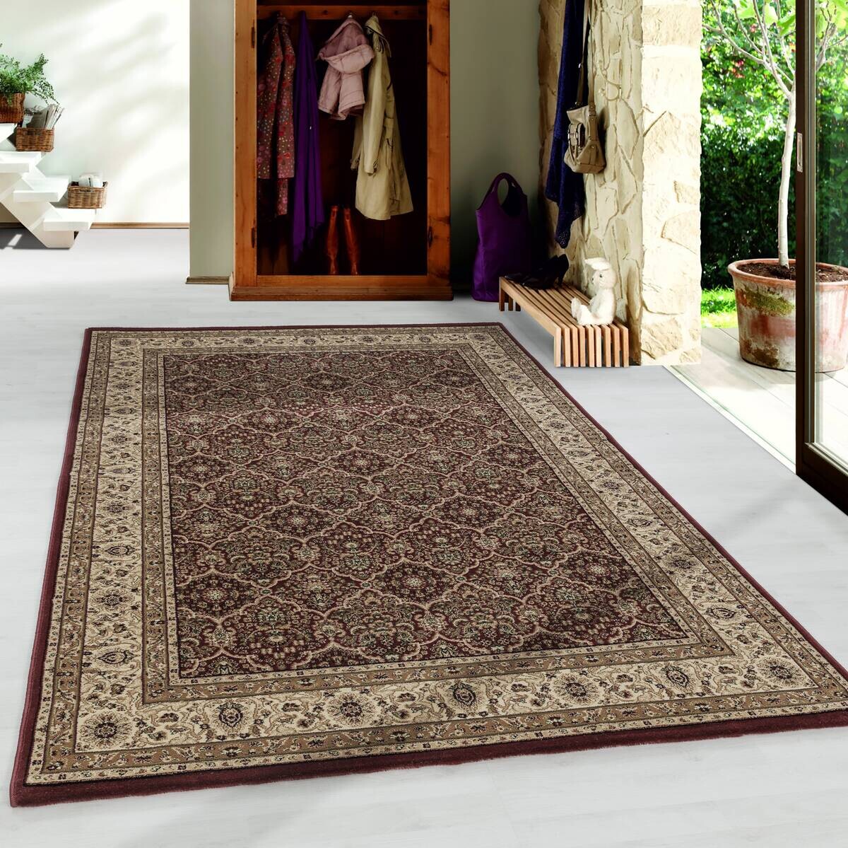 Ayyildiz Teppich KASHMIR rot B/L: ca. 80x150 cm