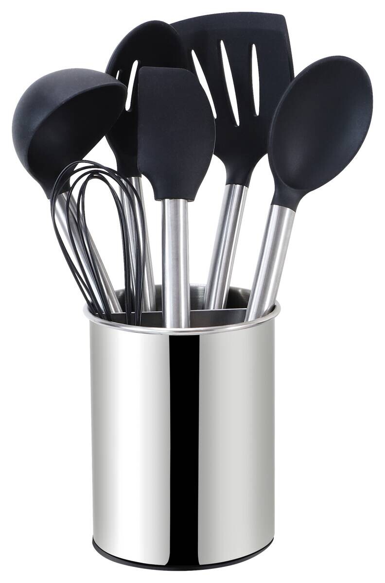 ECHTWERK Küchenhelfer schwarz Silikon B/H/L: ca. 13x35x13 cm