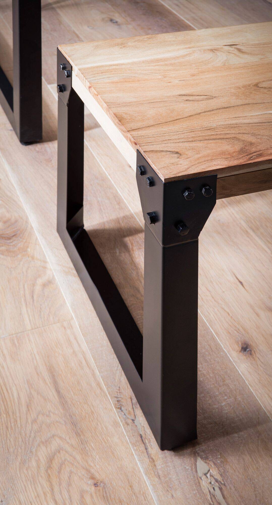 Sitzbank braun B/H/T: ca. 160x45x40 cm