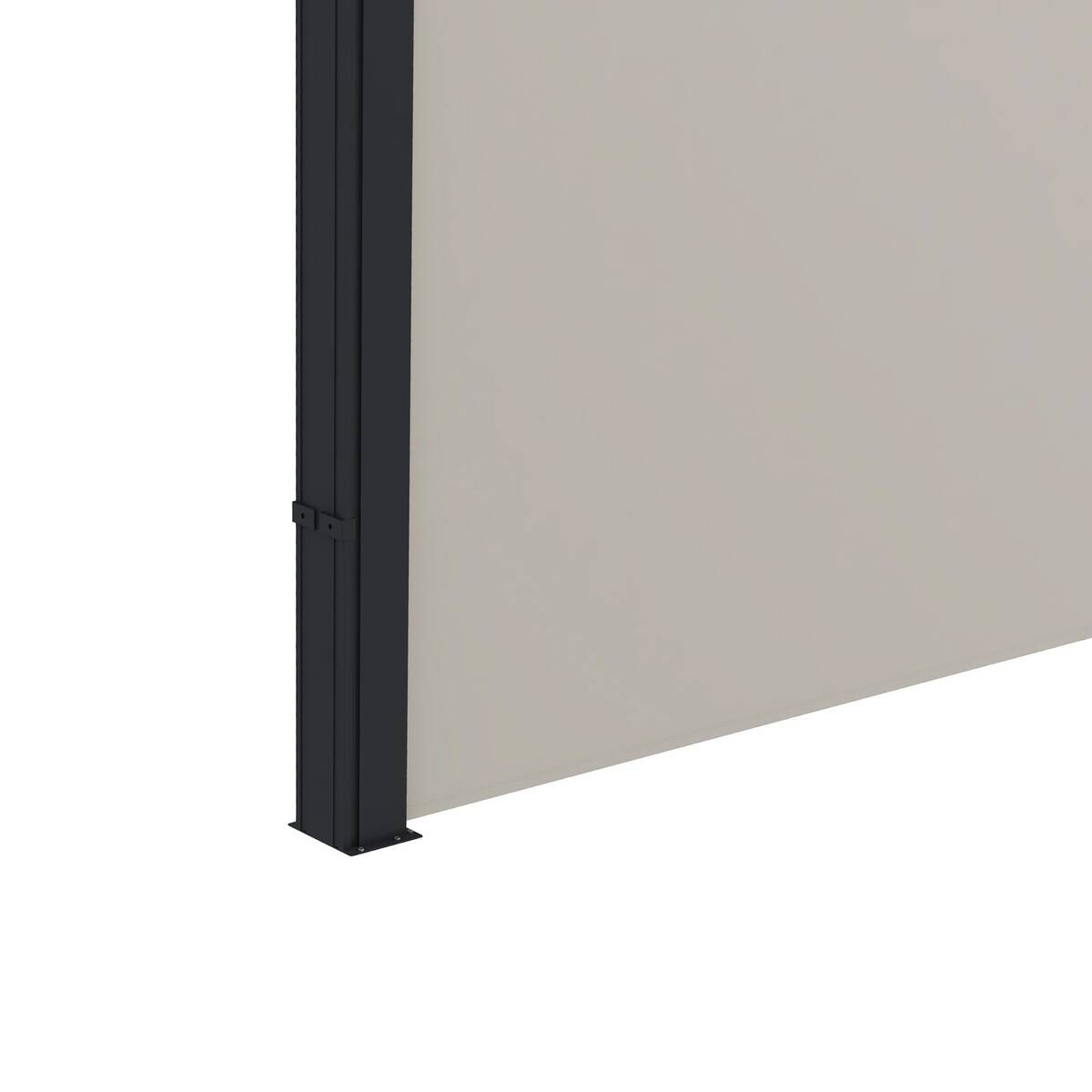 Outsunny Sichtschutz hellgrau Polypropylen B/H/L: ca. 3,5x300x140 cm