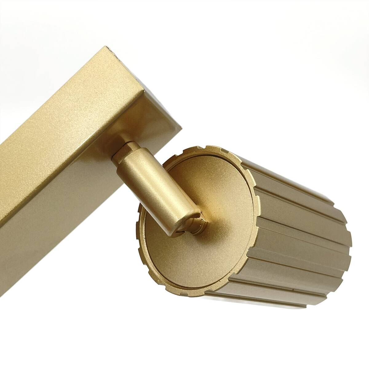 Lamkur Strahler Prisma gold Stahl B/H/L: ca. 6,5x16,5x117 cm 6 Brennstellen