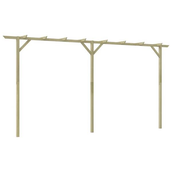 Pergola braun B/H/L: ca. 40x203x410 cm