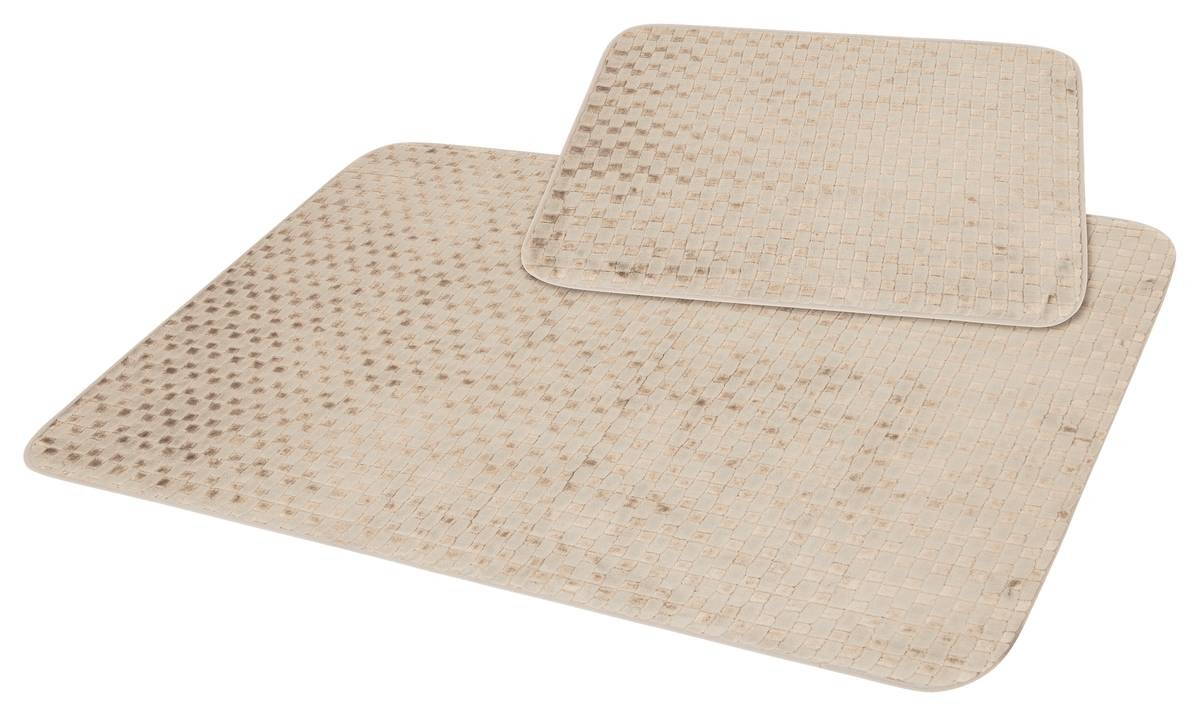 Tuffi Badgarnitur kitt Oberseite: 100% Polyester Unterseite: 100% Polyvinylchlorid B/L: ca. 90x60 cm