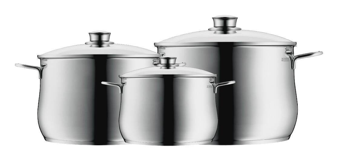 WMF Topfset Diadem Plus silber Edelstahl 3 tlg.