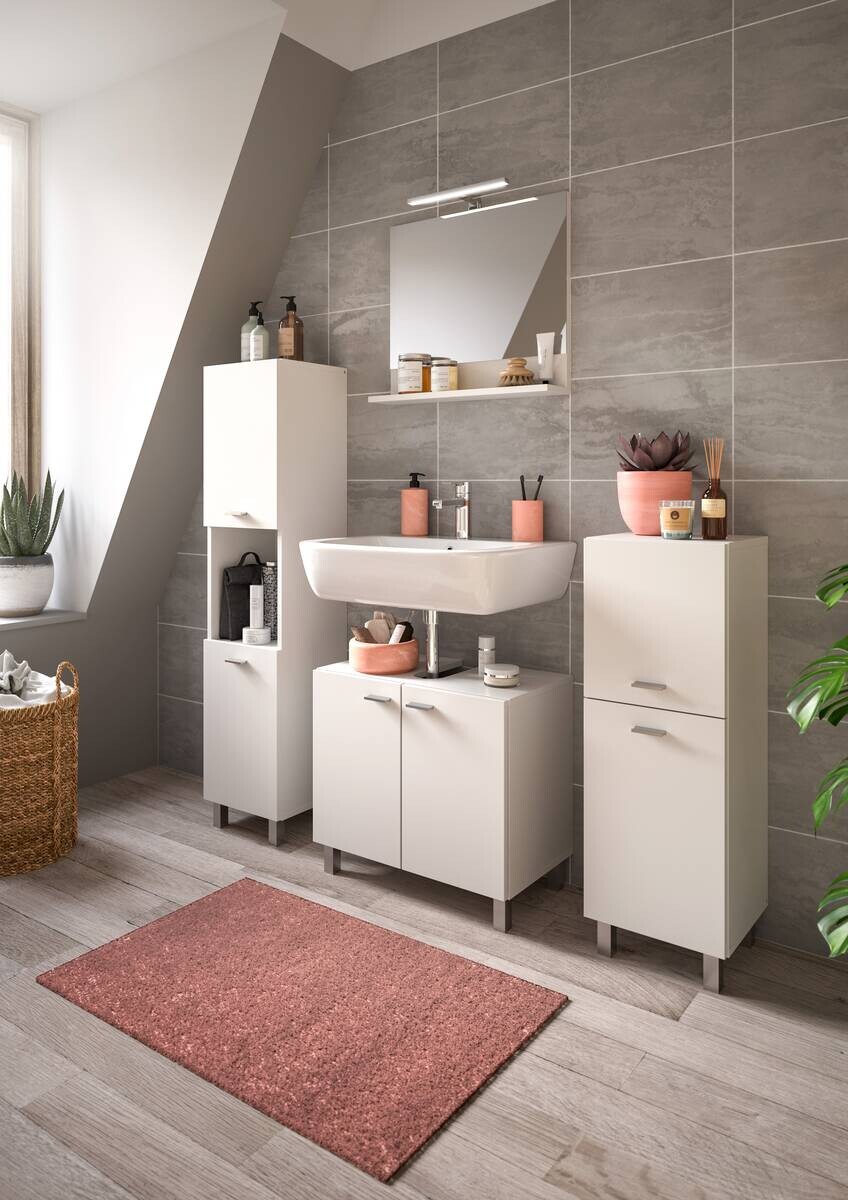 Badezimmer-Set BOSTON weiß B/H/T: ca. 137x186x33 cm