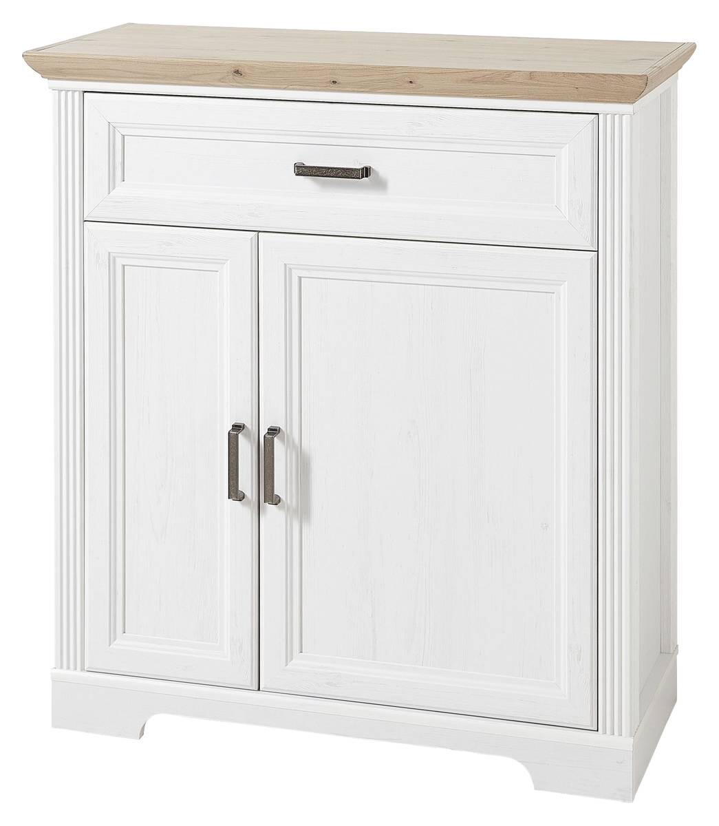 Schuhkommode Jasmin Pinie Nachbildung Eiche Artisan Nachbildung B/H/T: ca. 93x102x41 cm