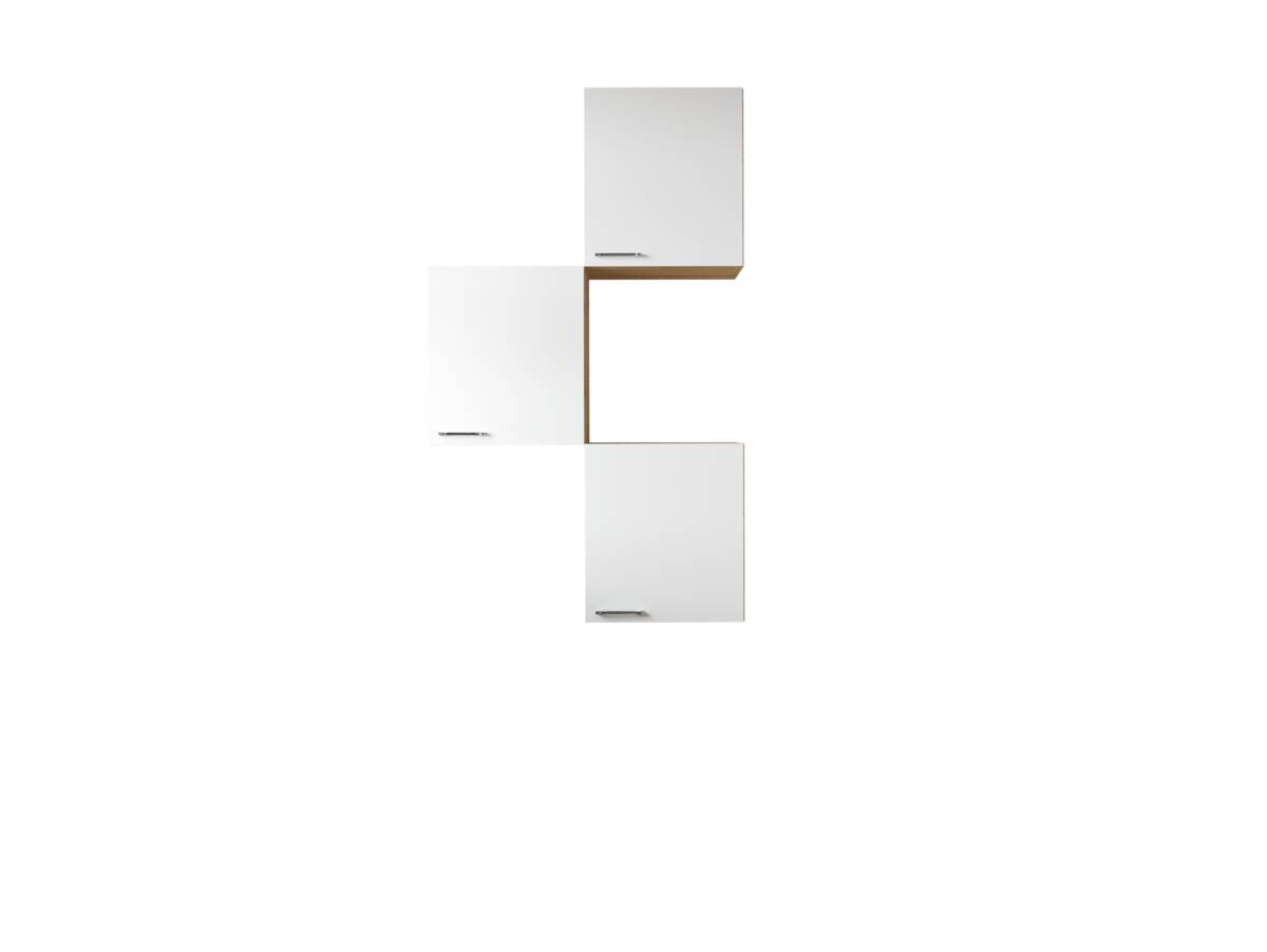 Anbauküchen-Set Merle weiß B/H/T: ca. 100x168x35 cm