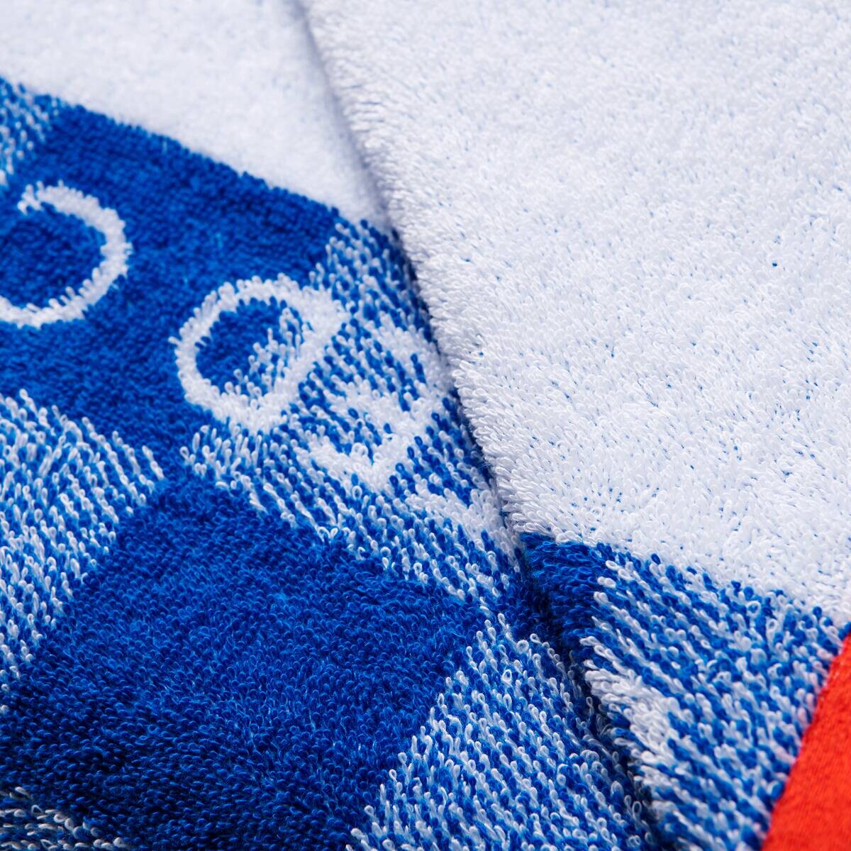 BENETTON Kinder-Strandtuch blau Baumwolle B/L: ca. 140x70 cm