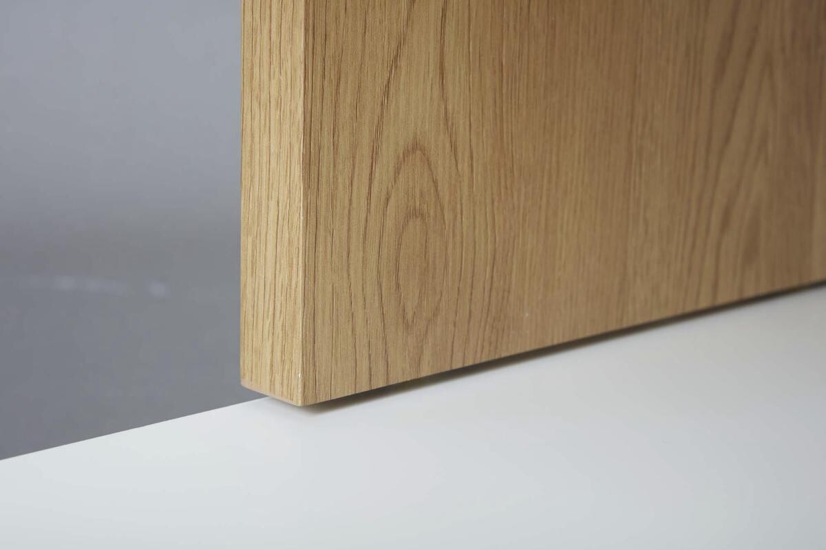 Couchtisch Joliet weiß Eiche Wild Nachbildung B/H/T: ca. 110x45x66 cm