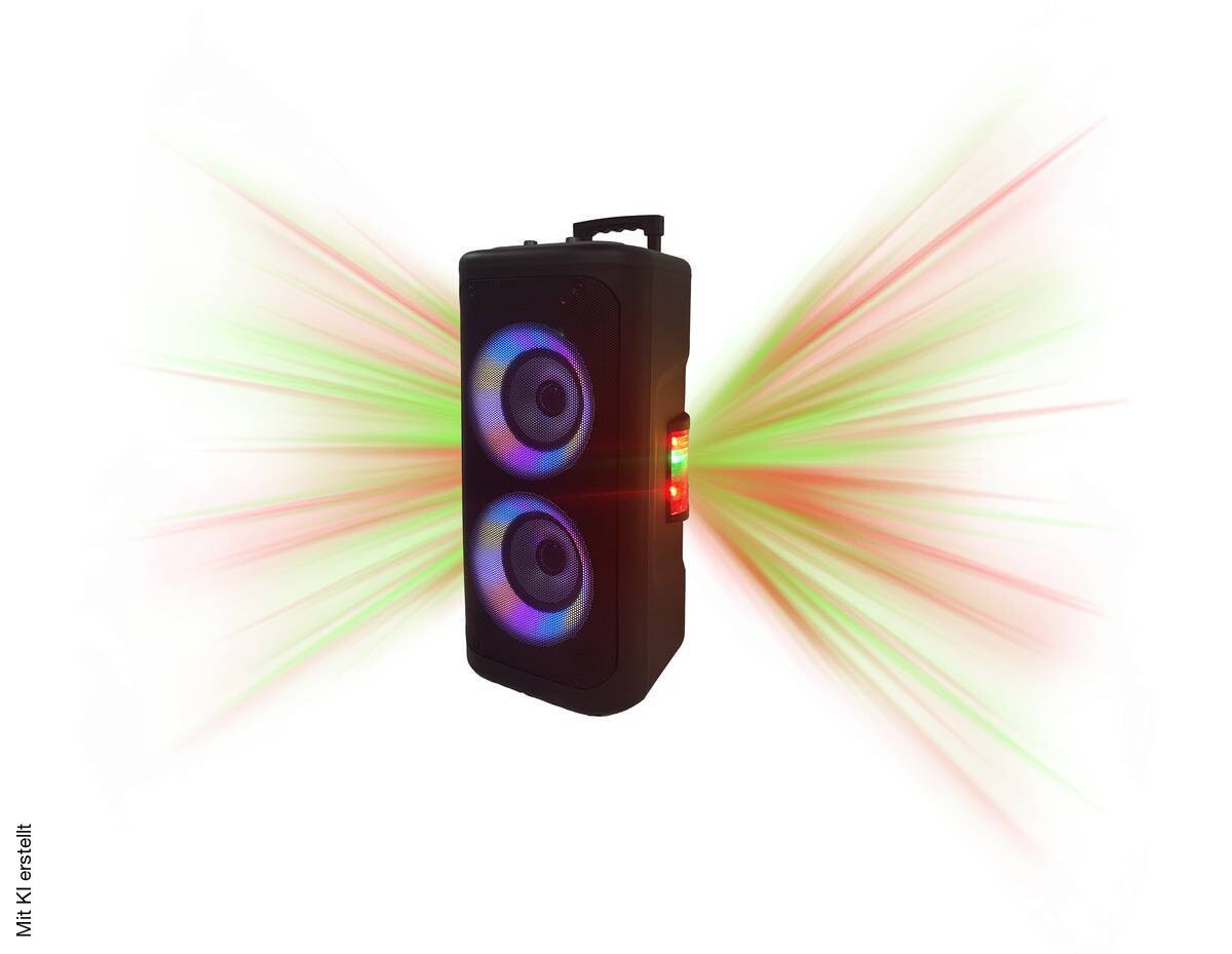Denver Trolley Speaker TSP-353 schwarz B/H/T: ca. 30x62x28 cm