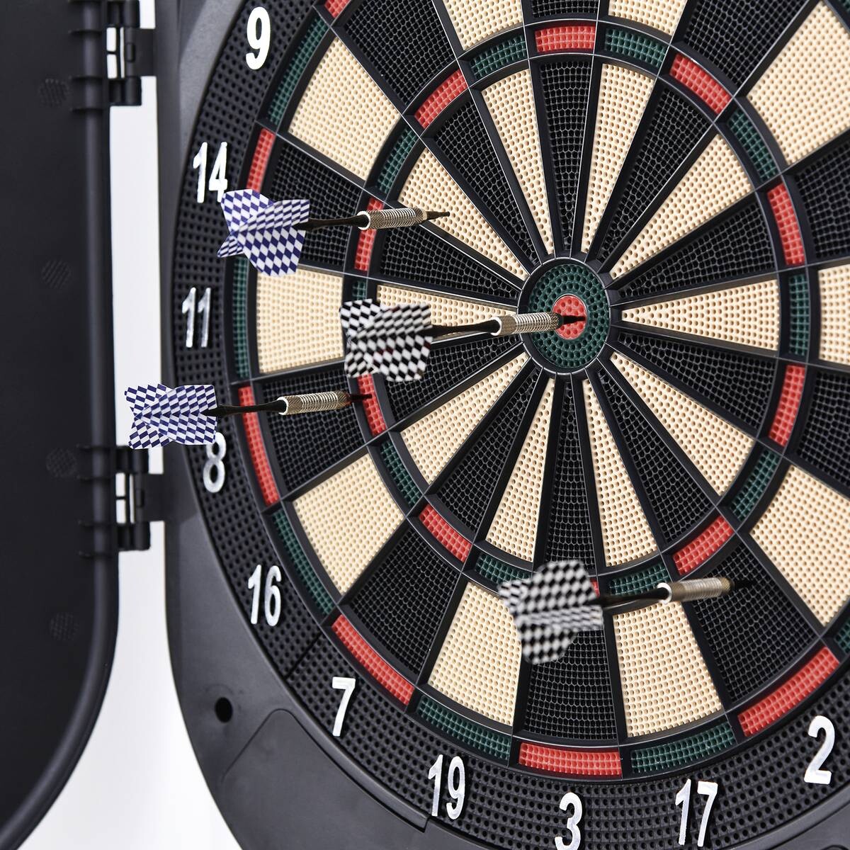 HOMCOM elektrische Dartscheibe B/H/T: ca. 46,5x50,5x4,4 cm