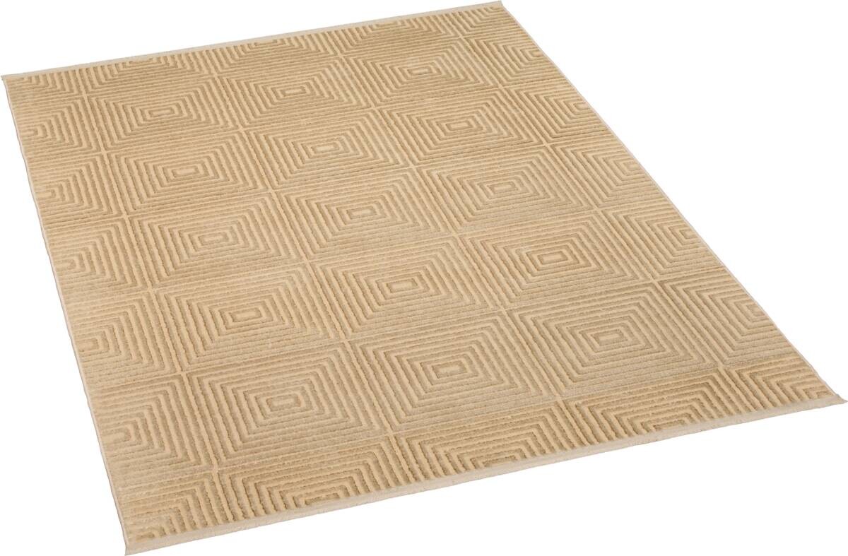 Webteppich Monte beige B/L: ca. 160x230 cm