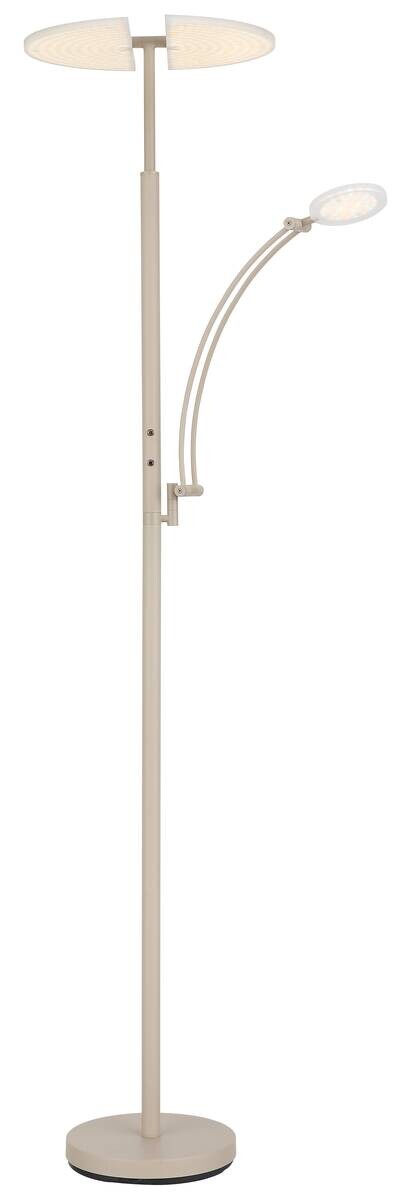 GLOBO LED-Deckenfluter sand Acryl Metall B/H/L: ca. 40,5x183x80 cm 1 Brennstellen