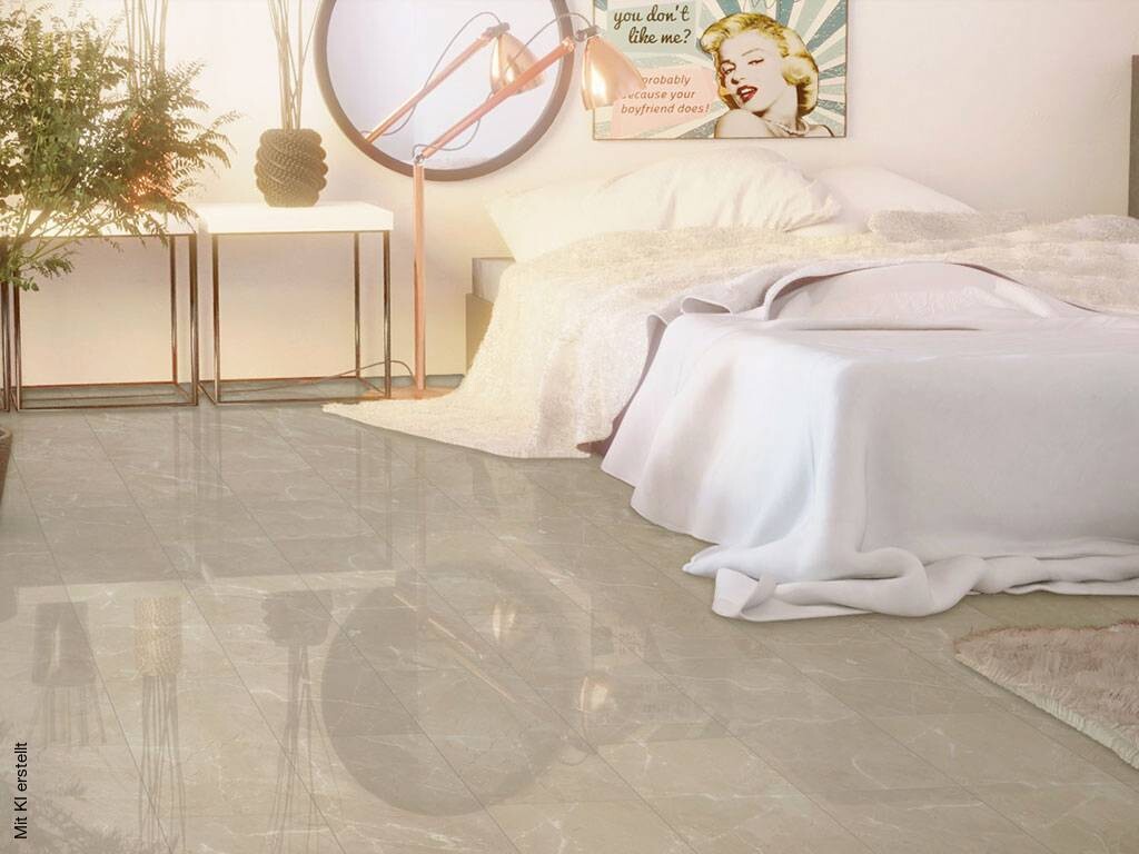 Jangal Laminatboden Bottocino hell ca.2,592 m² im Paket B/L: ca. 40x81 cm pro Paket