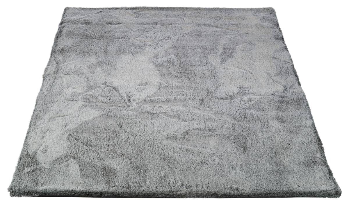 Fellimitat Maya grau B/L: ca. 160x230 cm