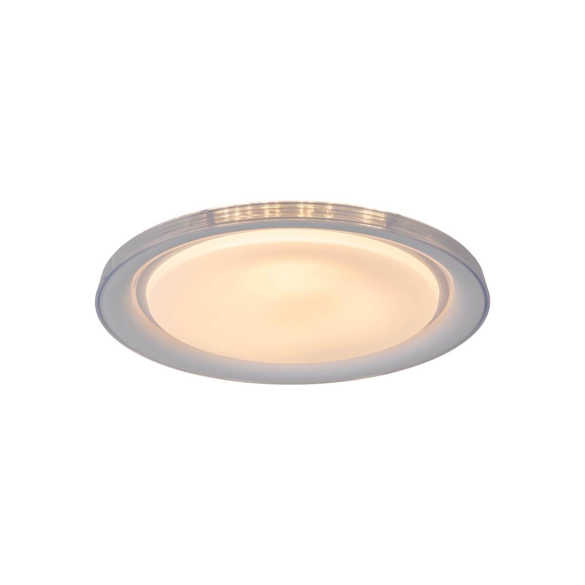 Näve Leuchten LED-Deckenleuchte weiß Metall Kunststoff B/H/T/D: ca. 50,5x7,5x50,5x50,5 cm