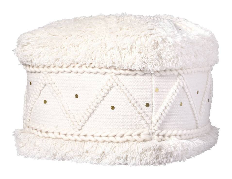 360 Living Hocker Bohist 500 creme B/H/T: ca. 50x45x50 cm