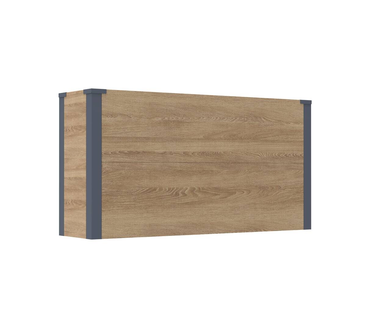 Westmann Pflanzkasten Talus Holzoptik Metall B/H/L: ca. 100x52x25 cm