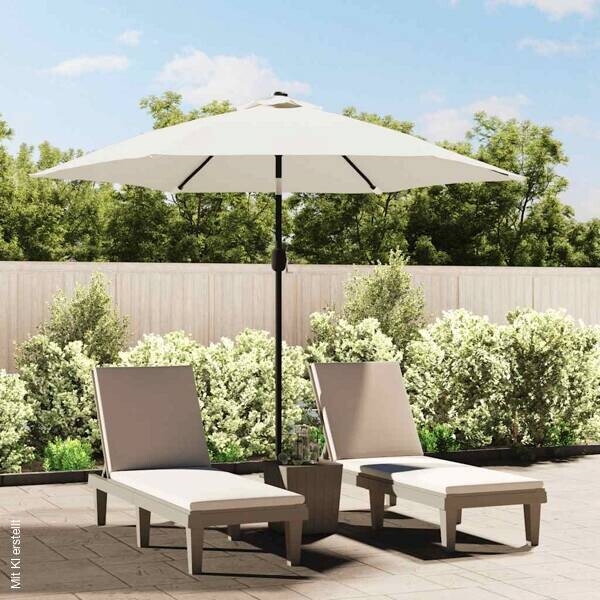 vidaXL Sonnenschirm sand D: ca. 300 cm