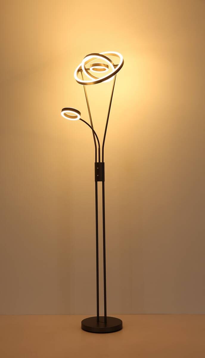 GLOBO LED-Deckenspot AXIA schwarz Metall Kunststoff H/D: ca. 194x35,1 cm 1 Brennstellen
