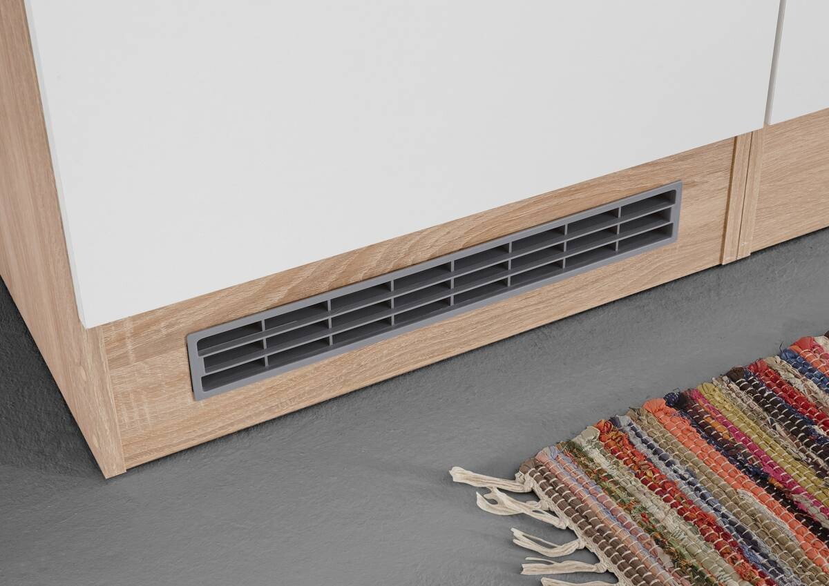 Respekta Küchenblock Economy weiß matt B/H/T: ca. 270x200x60 cm