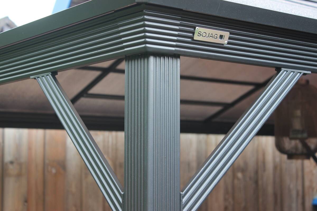 Sojag Pavillon Verona anthrazit Aluminium B/H/T: ca. 298x260x423 cm