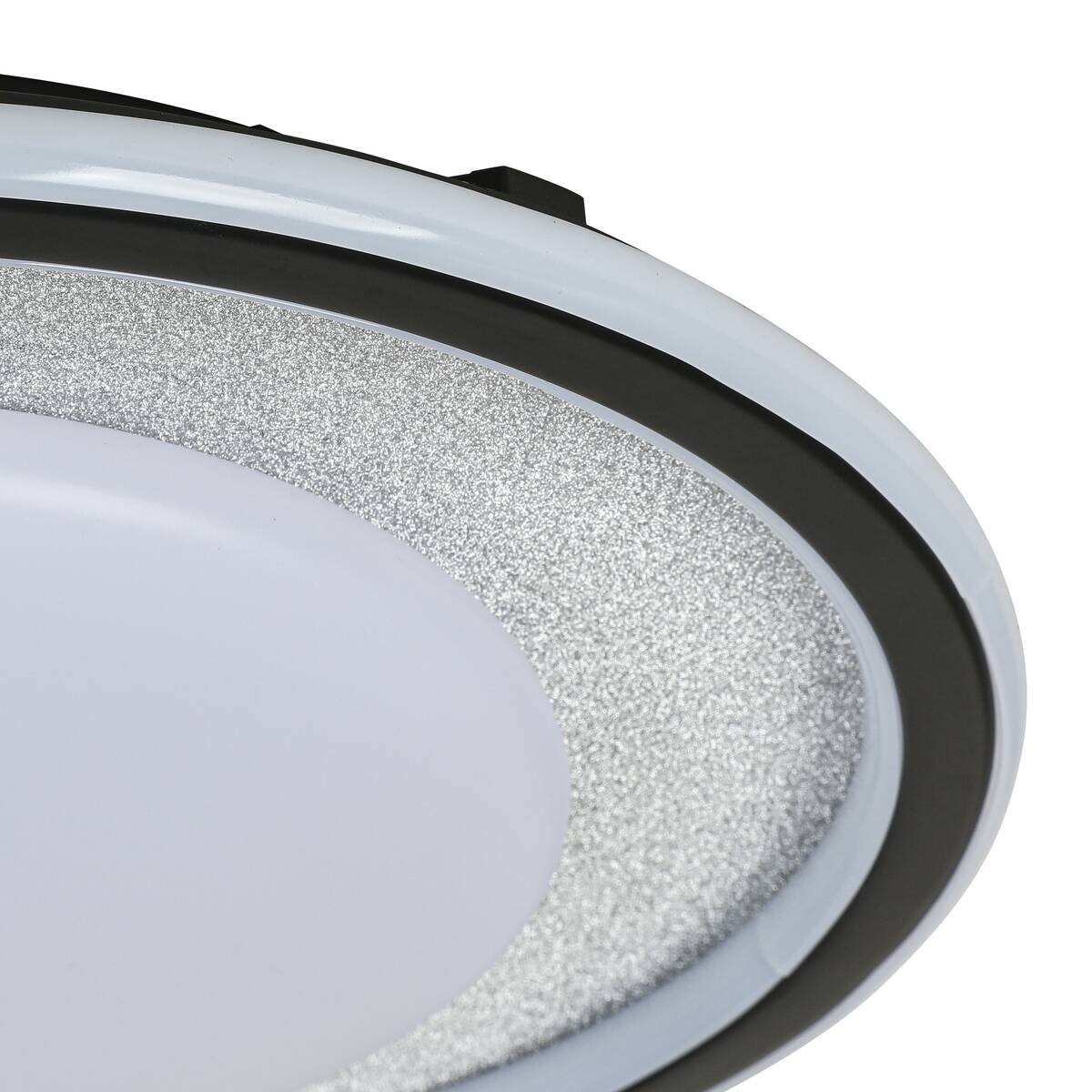 Nolo LED-Deckenleuchte silber schwarz Kunststoff T/D: ca. 9x40 cm