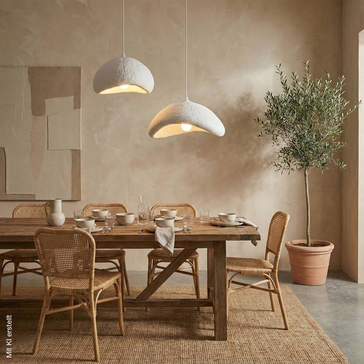 Pendelleuchte weiß Fiberglas Metall B/H/T/L: ca. 37x115x37x42 cm E27 2 Brennstellen