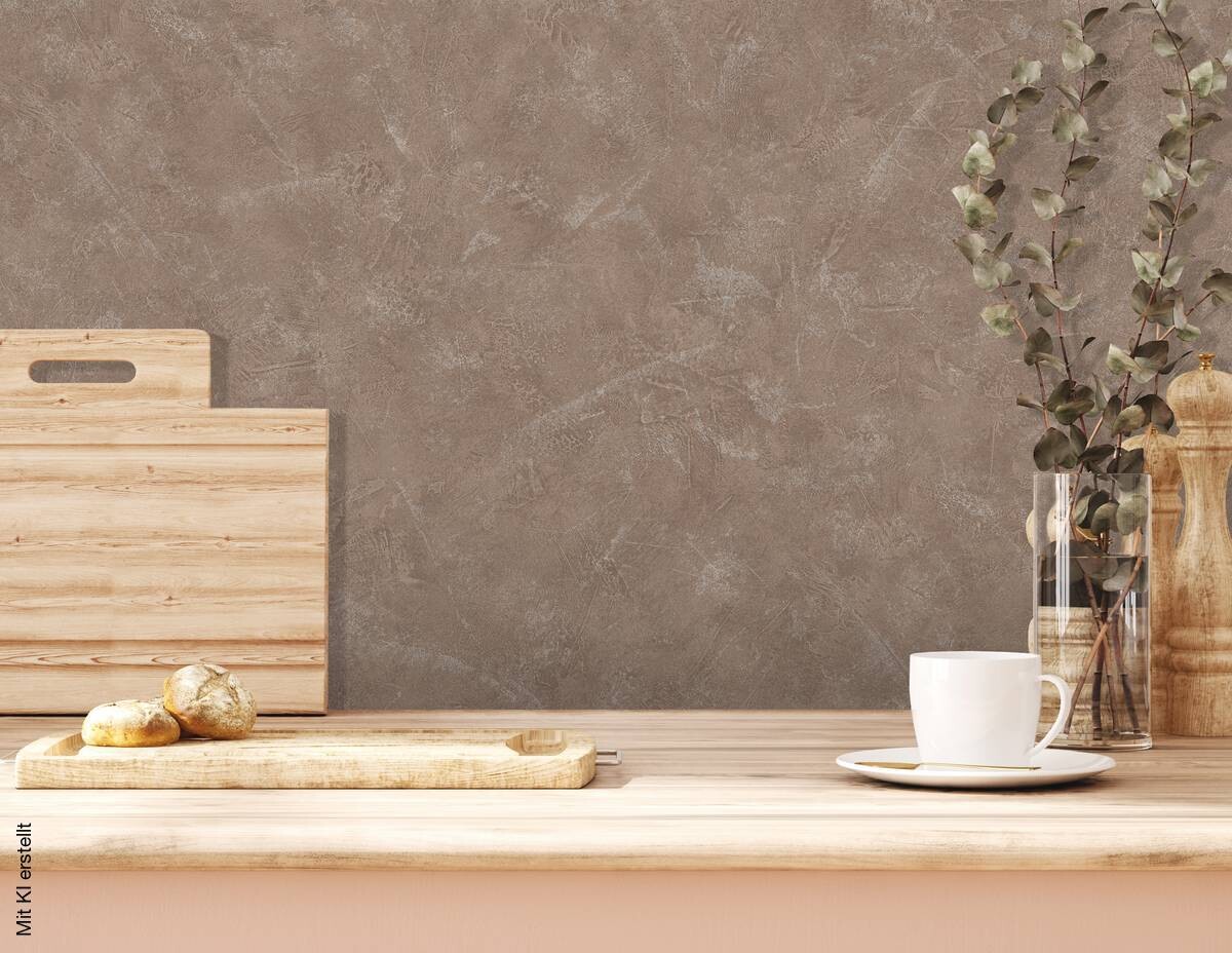 UGEPA Vinyltapete Struktur braun B/L: ca. 53x1005 cm