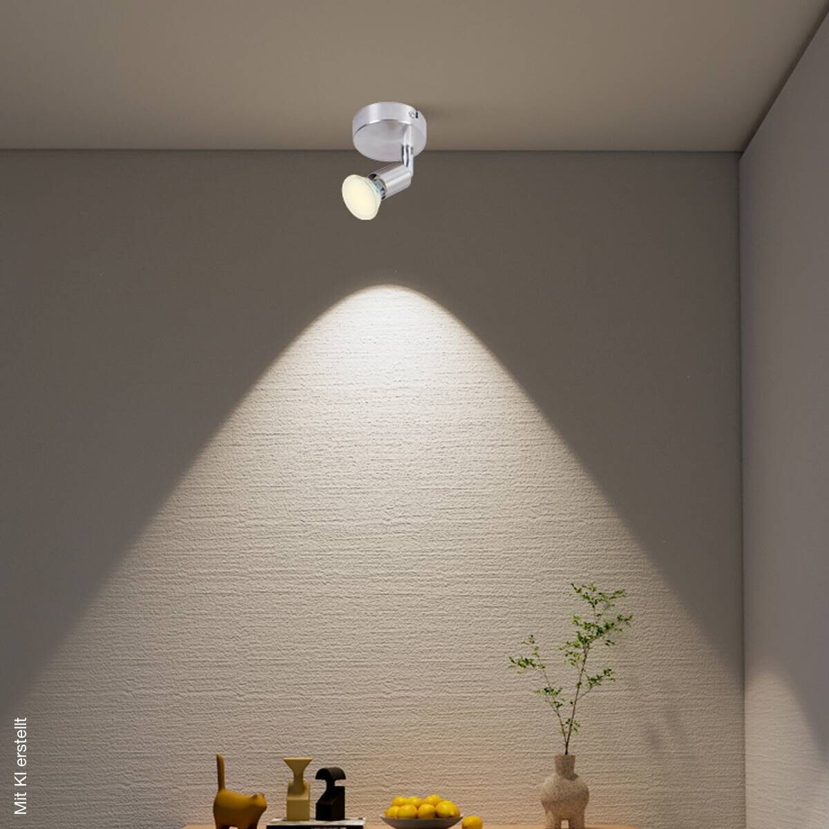 POCOline LED-Spot Boris nickel matt B/H/L: ca. 8x10x8 cm 1 Brennstellen