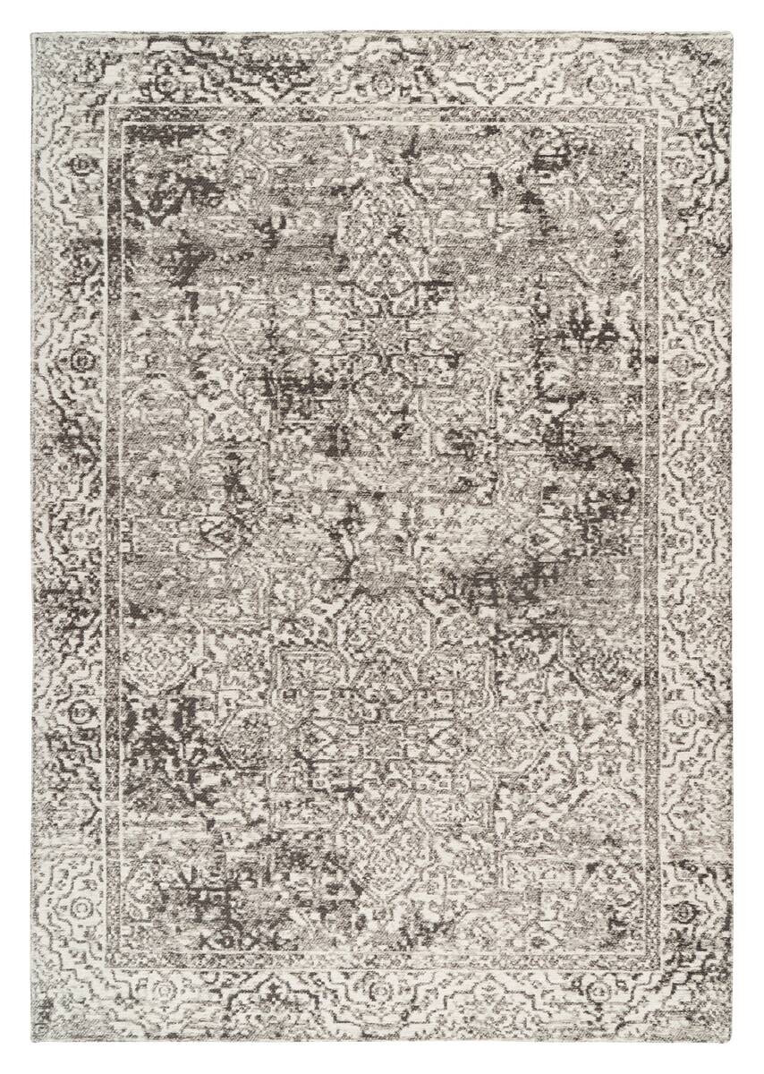 Kayoom Flachflorteppich Davis 225 grau B/H/L: ca. 120x1,2x170 cm