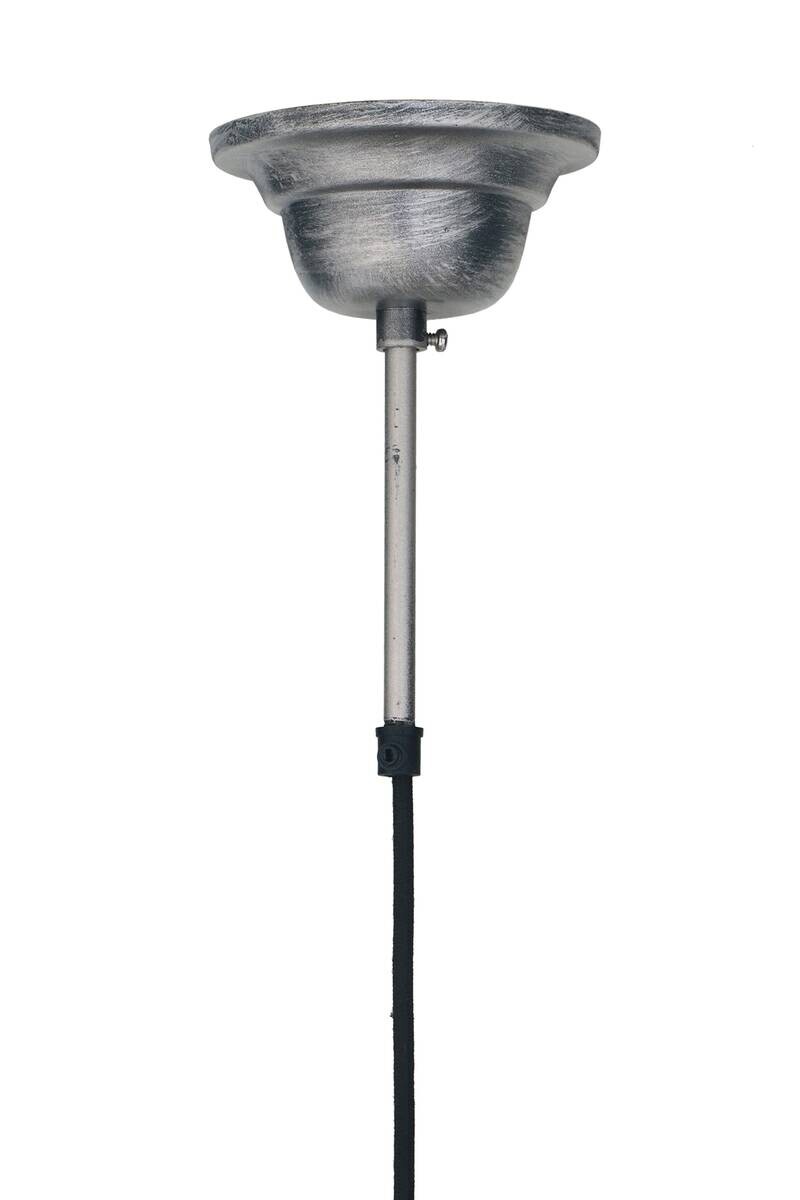 Kayoom Pendelleuchte silber Eisen B/H/L: ca. 40,5x43x40,5 cm E27 1 Brennstellen