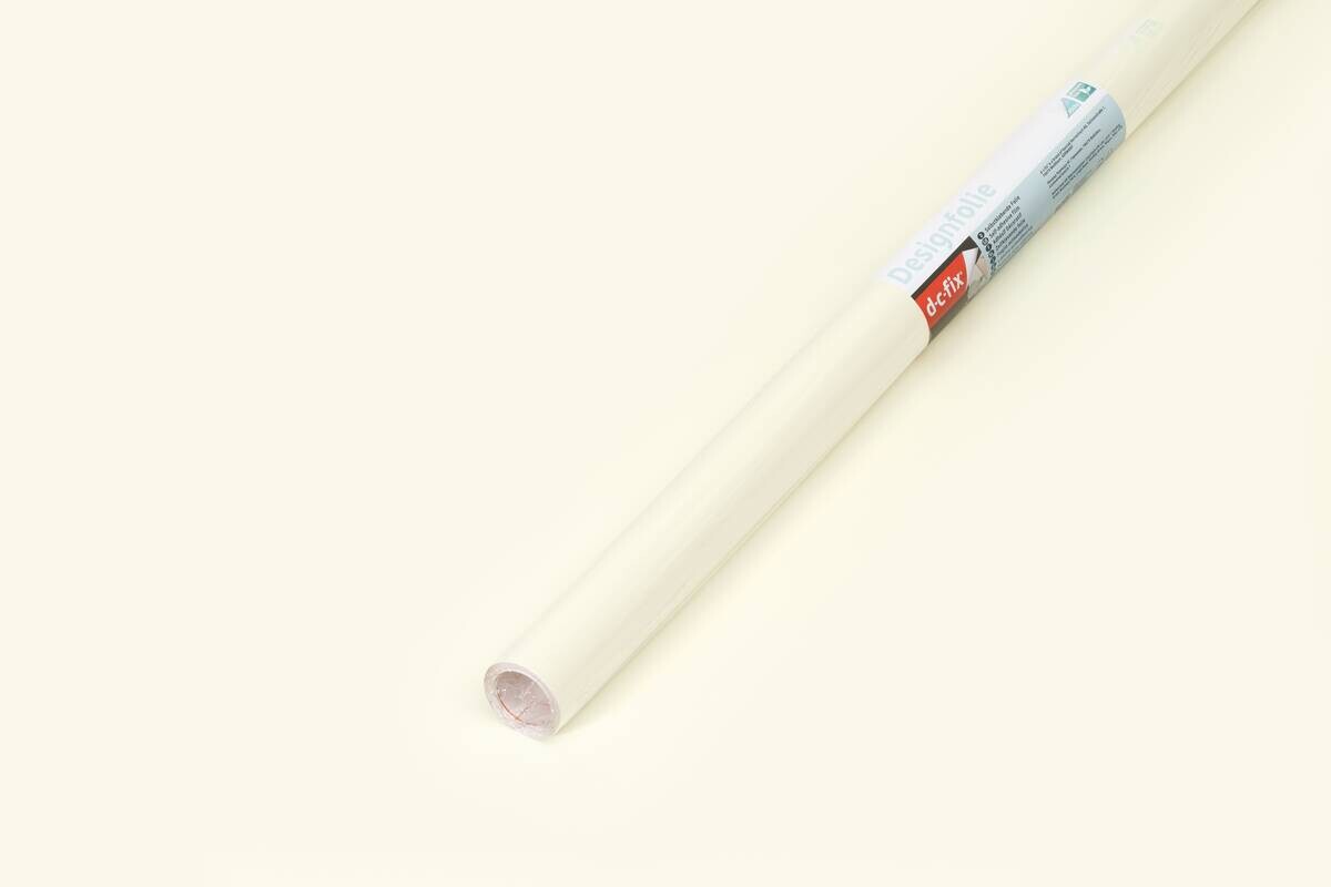 Klebefolie offwhite B/L: ca. 45x200 cm
