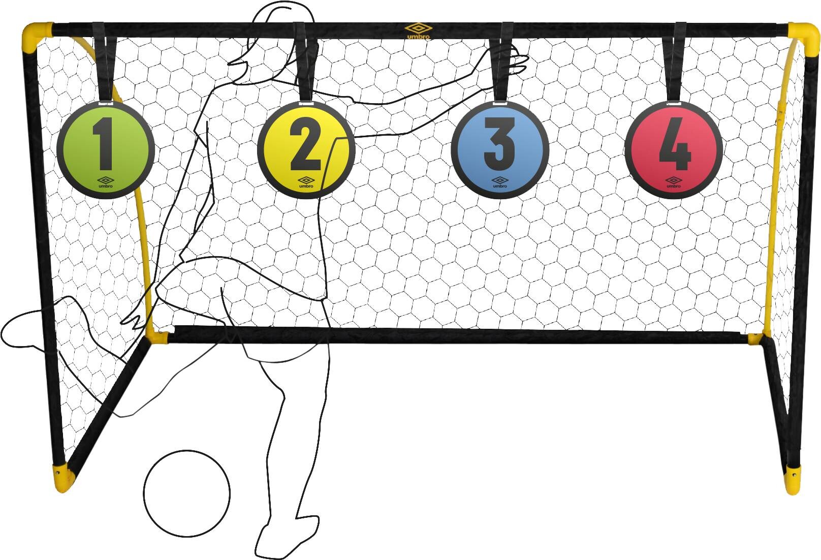 umbro Fußballtor Spielset Multi B/H/L: ca. 22x0,5x56 cm