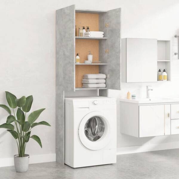 vidaXL Waschmaschinenschrank Beton