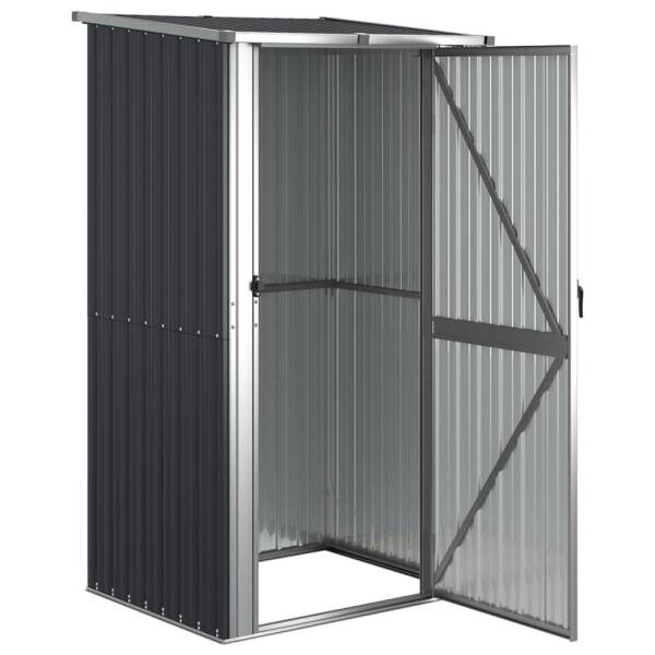vidaXL Gartenhaus anthrazit B/H/T: ca. 118,5x209,5x97 cm
