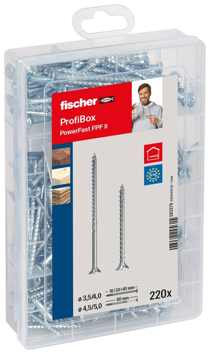fischer Schrauben 220 tlg.