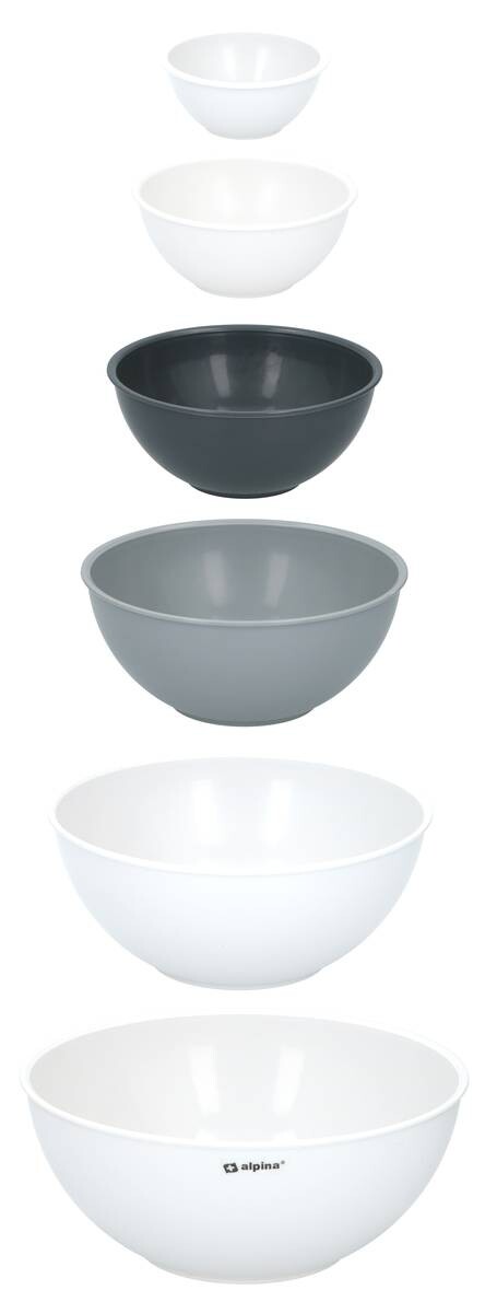 Rührschüsselset 6tlg. weiß