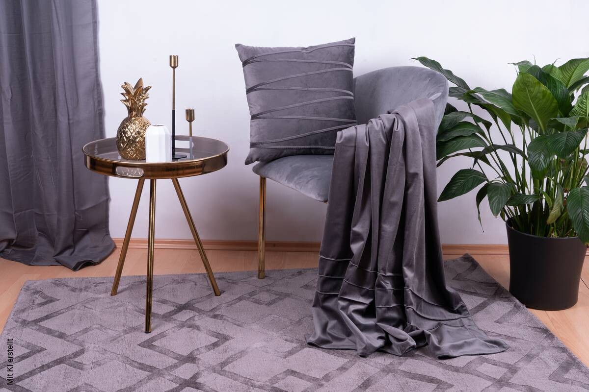 Wohnserie Paulina 125 Graphit Polyester