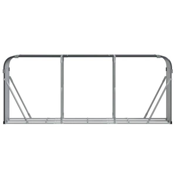 vidaXL Kaminholzhalter anthrazit B/H: ca. 234x100 cm