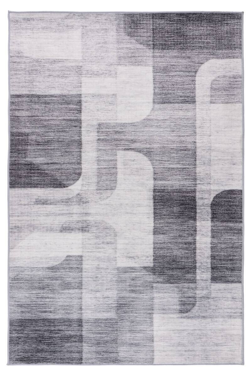 Kayoom Teppich Bluster 225 silber B/L: ca. 160x230 cm