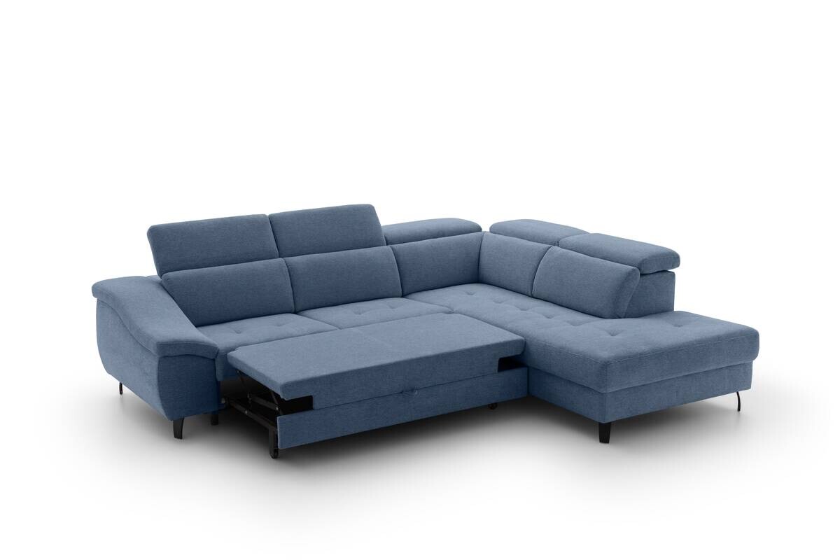 Ecksofa mit Bettfunktion Ocean Flachgewebe B/H/T: ca. 280x96x238 cm