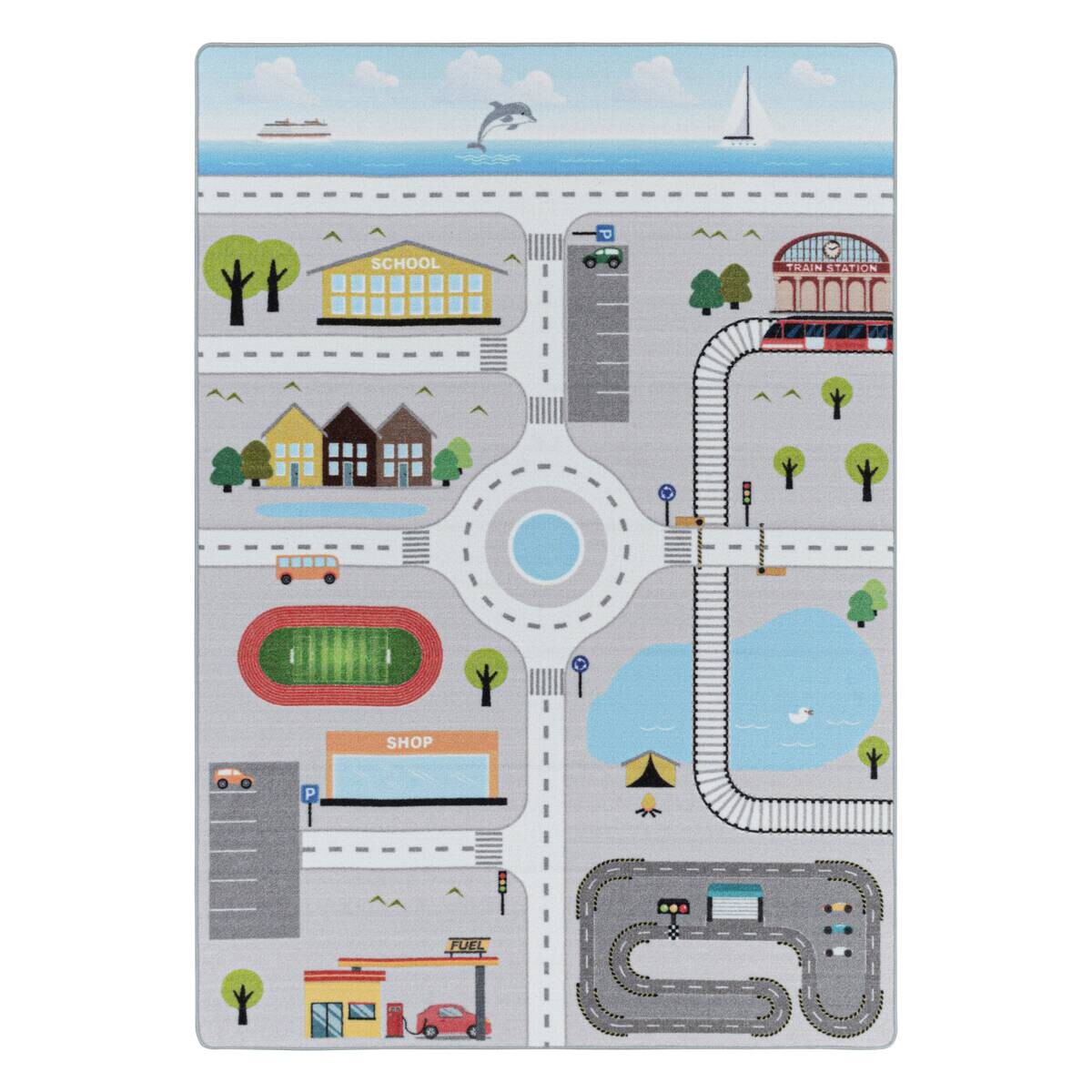 Ayyildiz Teppich PLAY grau B/L: ca. 140x200 cm