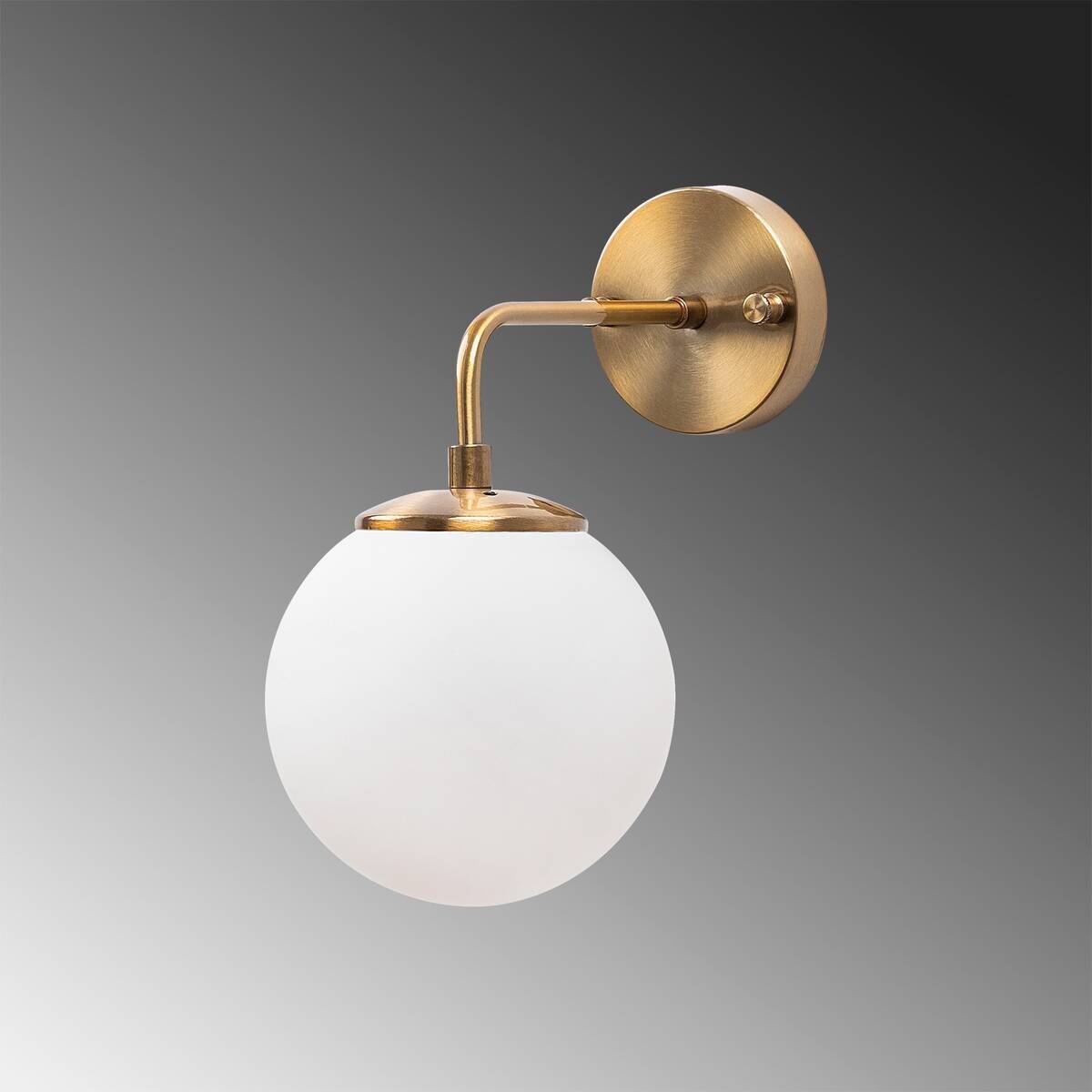Opviq Wandleuchte Viran bronze Metall Glas B/H/T/L/D: ca. 27x25x27x15x15 cm E14 1 Brennstellen