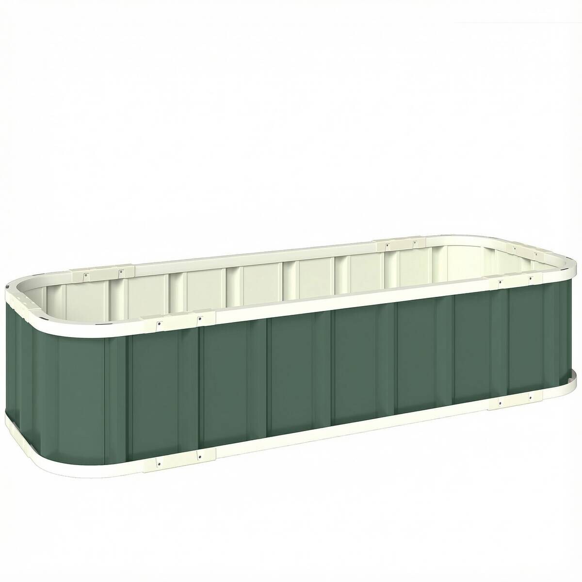 Outsunny Hochbeet grün B/H/T/L: ca. 52x31x52x136 cm