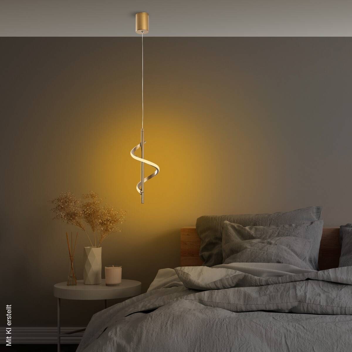 Opviq Pendelleuchte gold Metall B/H/T/L/D: ca. 16x100x16x16x16 cm
